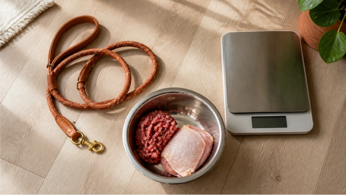 Chien en surpoids : quelle ration BARF pour maigrir, guide Rationnelle